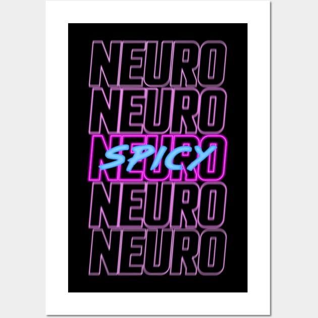 Neuro-Spicy - Variant 3 Wall Art by Dark Owl